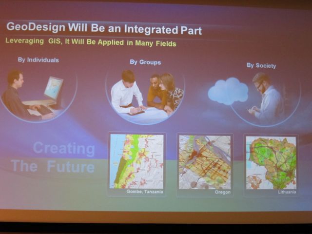 Geodesign will become integral to all Esri's software engineering efforts.