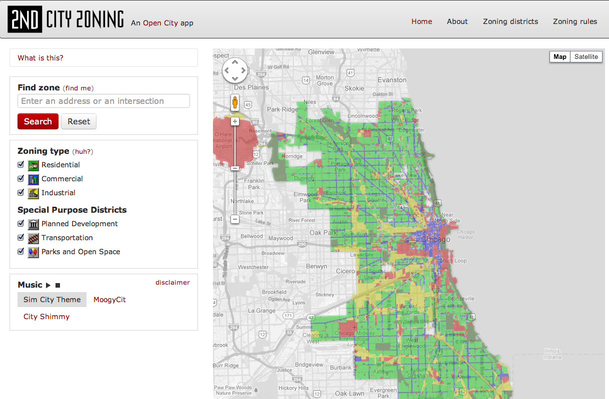 Open City Provides Detailed Map View Of Chicago Zoning Informed Infrastructure