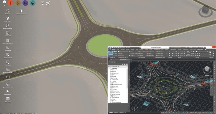 Users can now access Autodesk Vehicle Tracking software from within Civil 3D.