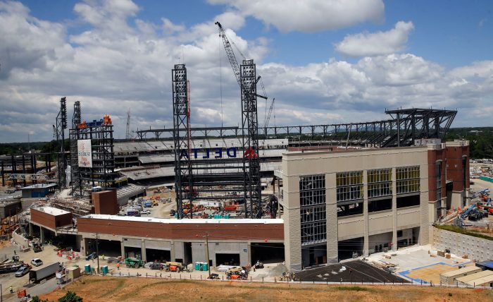 Atlanta Braves stadium construction
